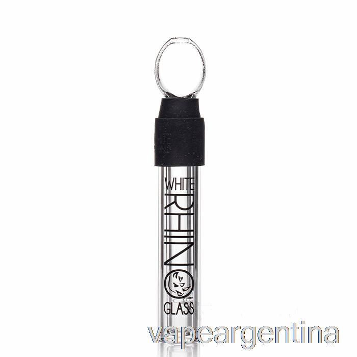 White Rino Glass Blunt Slider Clear Vape Descartable